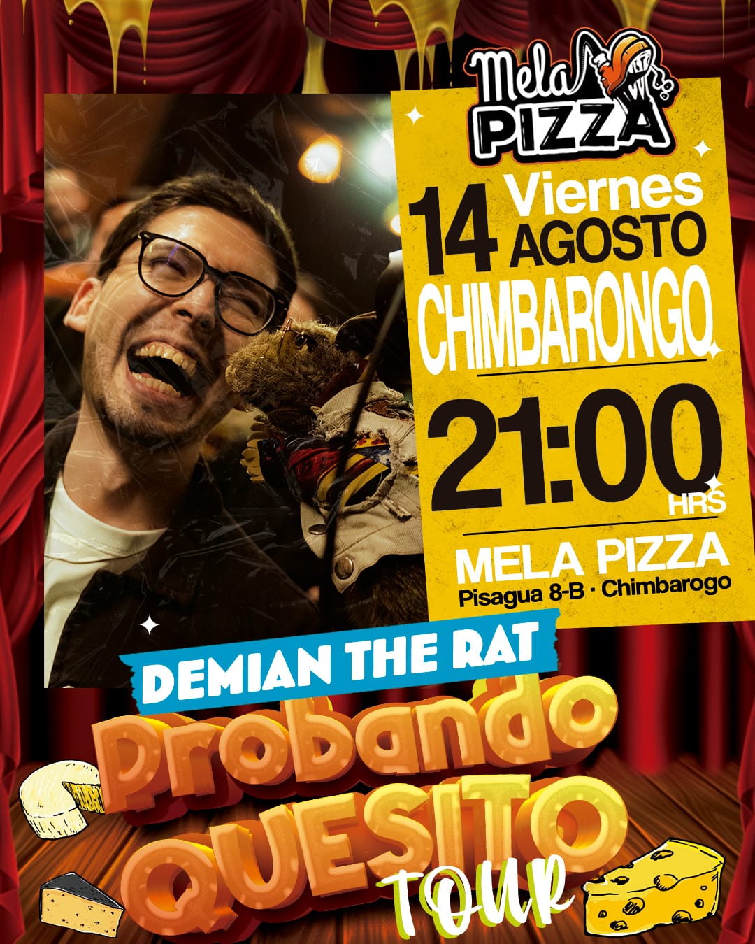 Demian The Rat: Probando Quesito